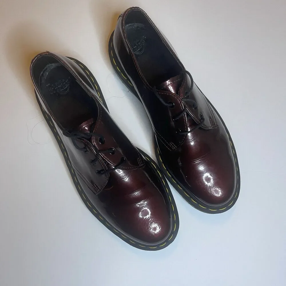 Dr. Martens 10084 Cherry Red Lacquered Lady’s US L Size 9 Y2K AW004